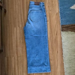 Madewell Cropped Wide Leg Jeans